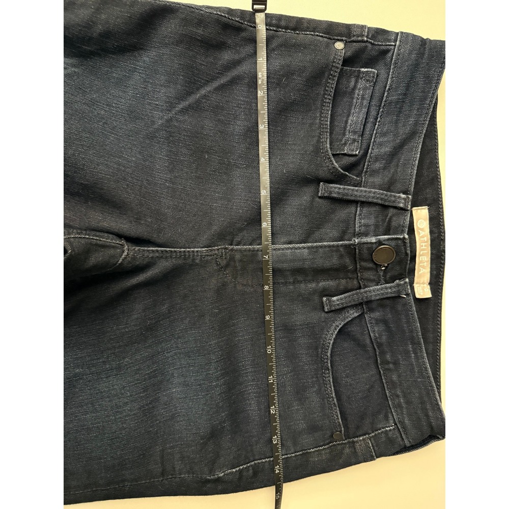 Athleta Women Jeans Dark Wash Sculptek Skinny Denim 6 - Picture 6 of 9